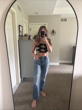 Zara Black Bandeau Top